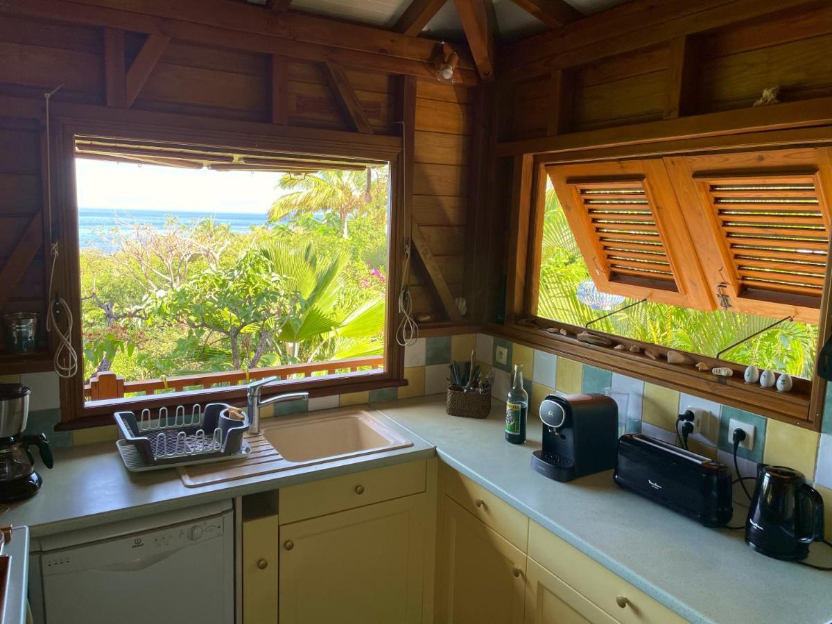 Villa Nature Caraibe Lodge, Vue Mer, Piscine Privee Deshaies Ngoại thất bức ảnh