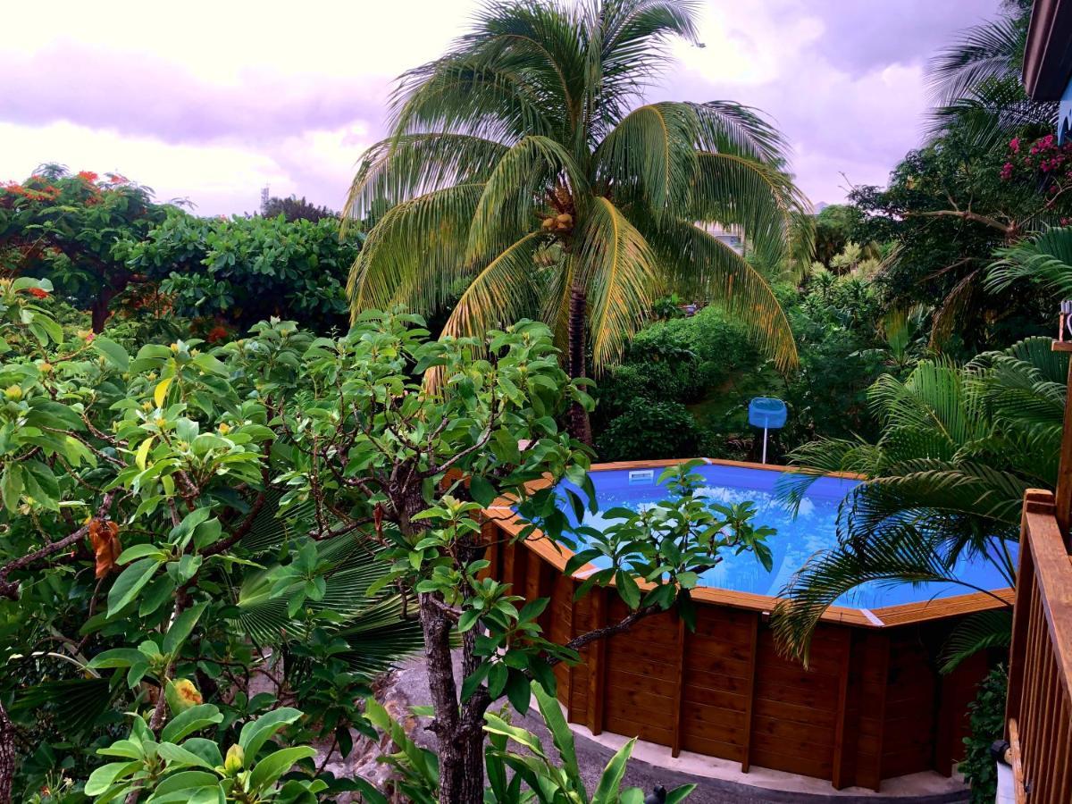 Villa Nature Caraibe Lodge, Vue Mer, Piscine Privee Deshaies Ngoại thất bức ảnh