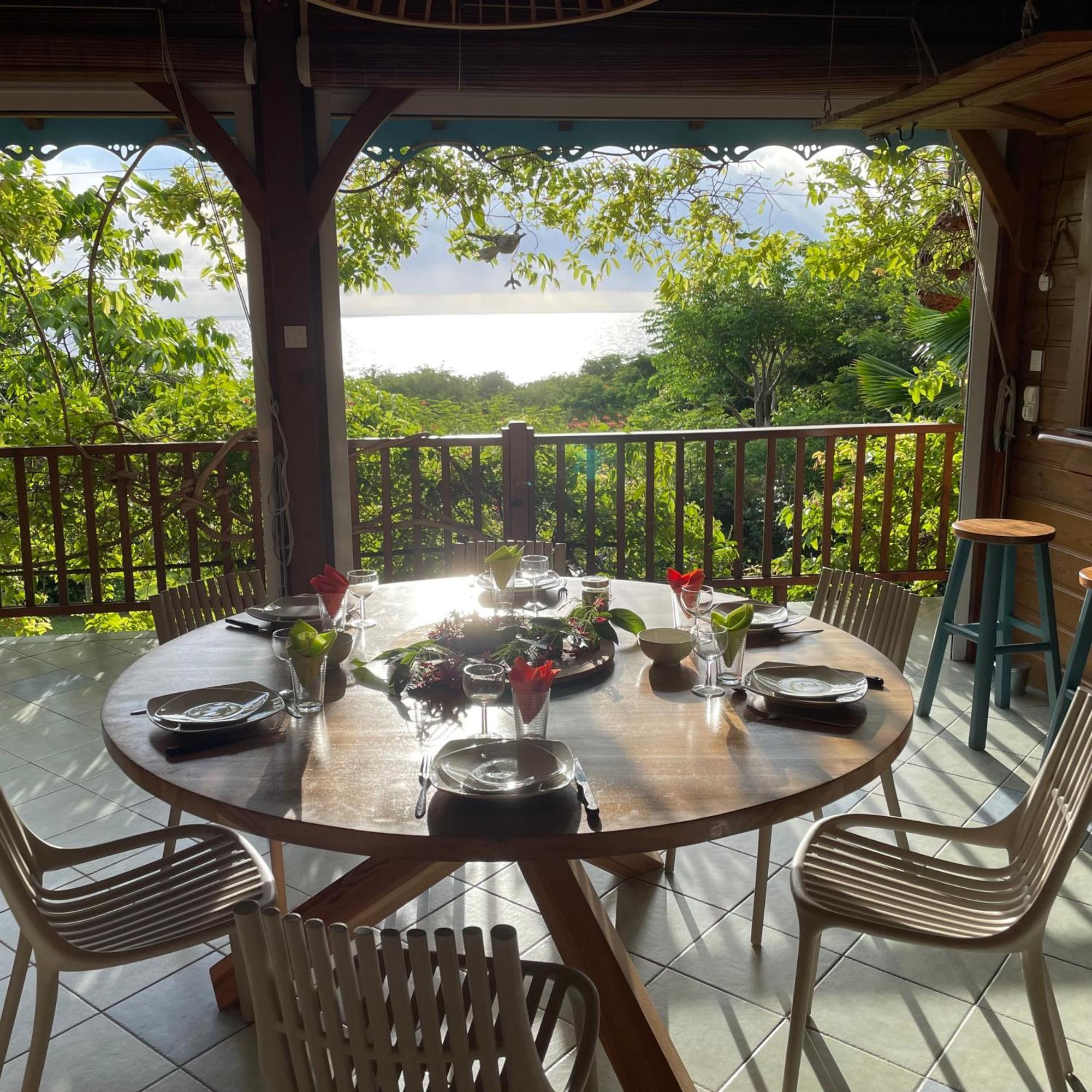Villa Nature Caraibe Lodge, Vue Mer, Piscine Privee Deshaies Ngoại thất bức ảnh